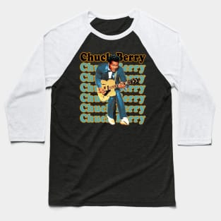 Berry's Guitar Heroics on a Cool Shirt Baseball T-Shirt